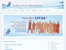 Tablet Screenshot of lpcdr.org.pt